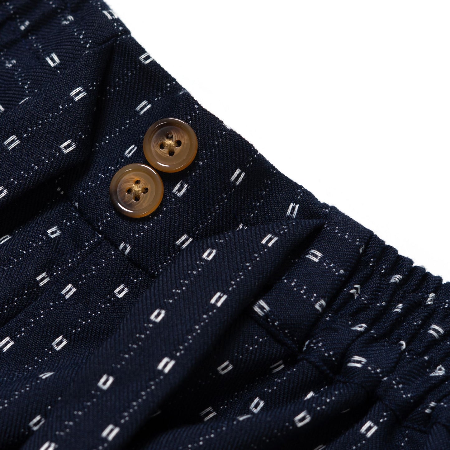 TORORU SHORTS SEMI WOOL KASURI PATTERN