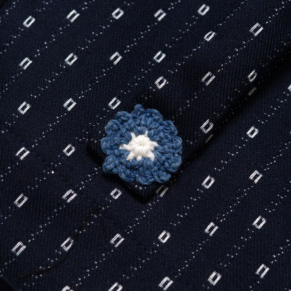 TORORU SHORTS SEMI WOOL KASURI PATTERN