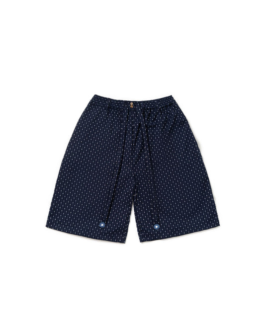 TORORU SHORTS SEMI WOOL KASURI PATTERN