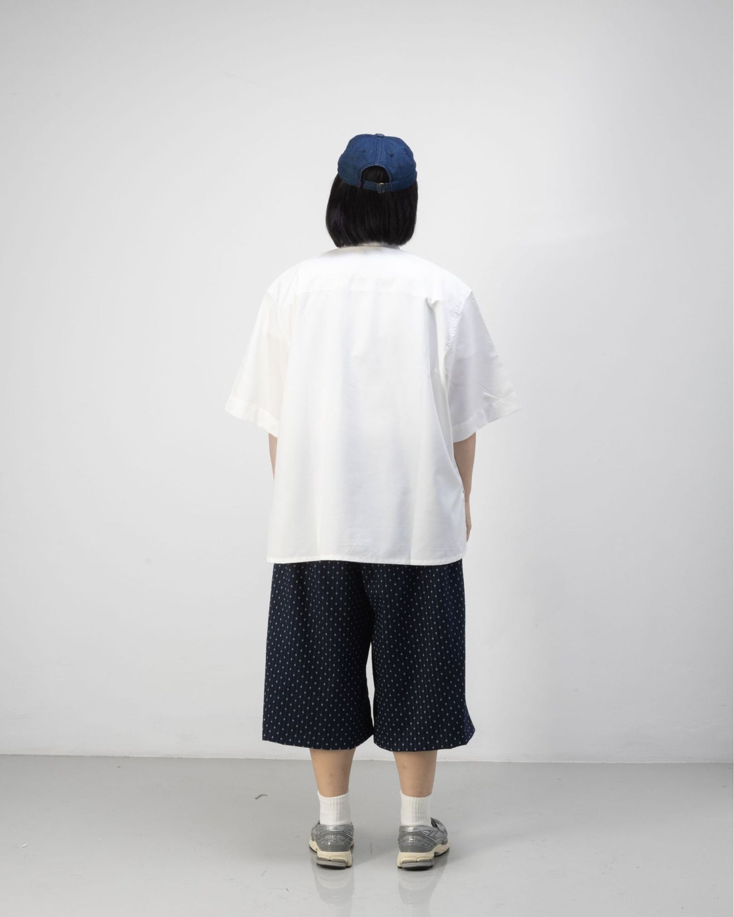 TORORU SHORTS SEMI WOOL KASURI PATTERN