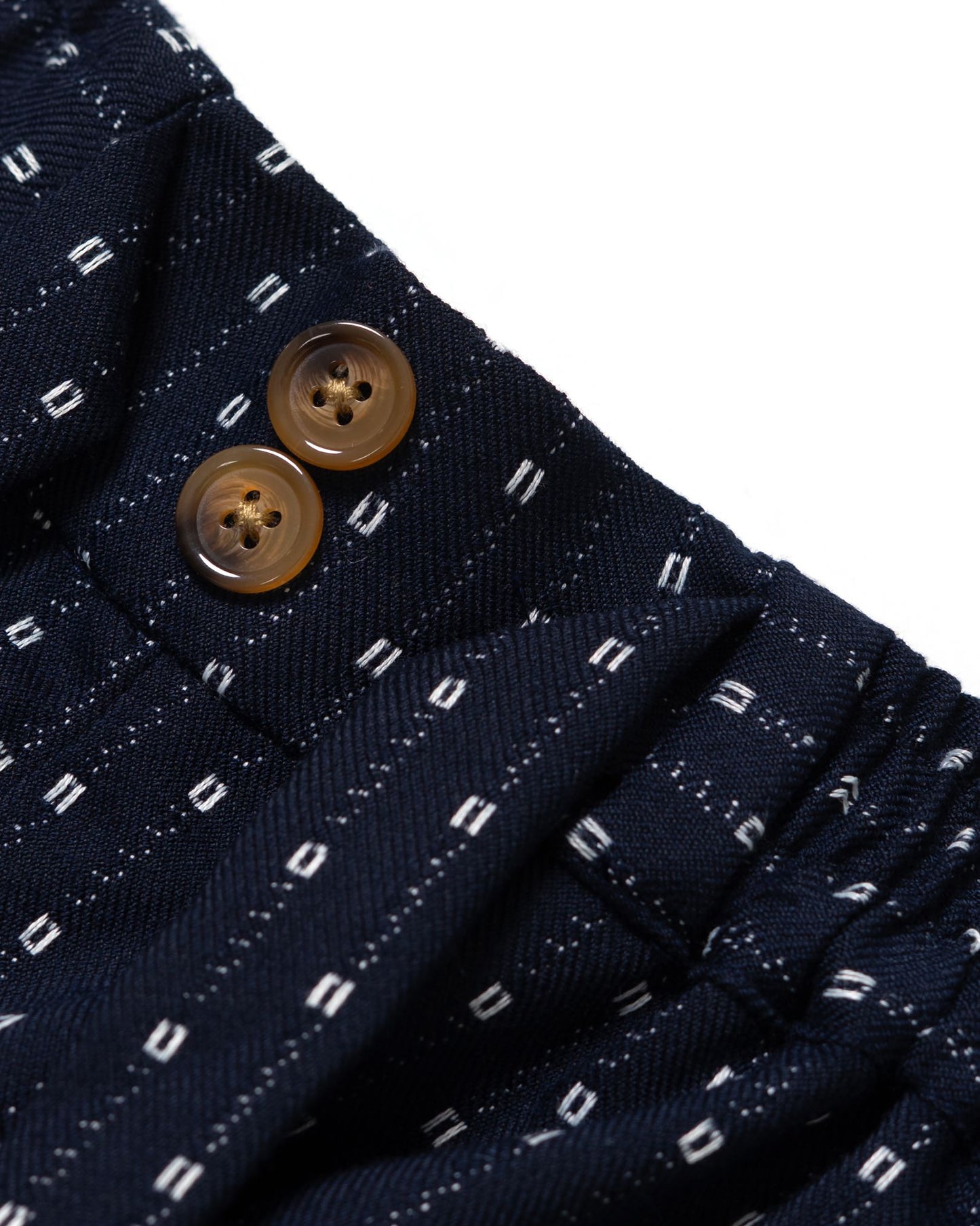 TORORU SHORTS SEMI WOOL KASURI PATTERN