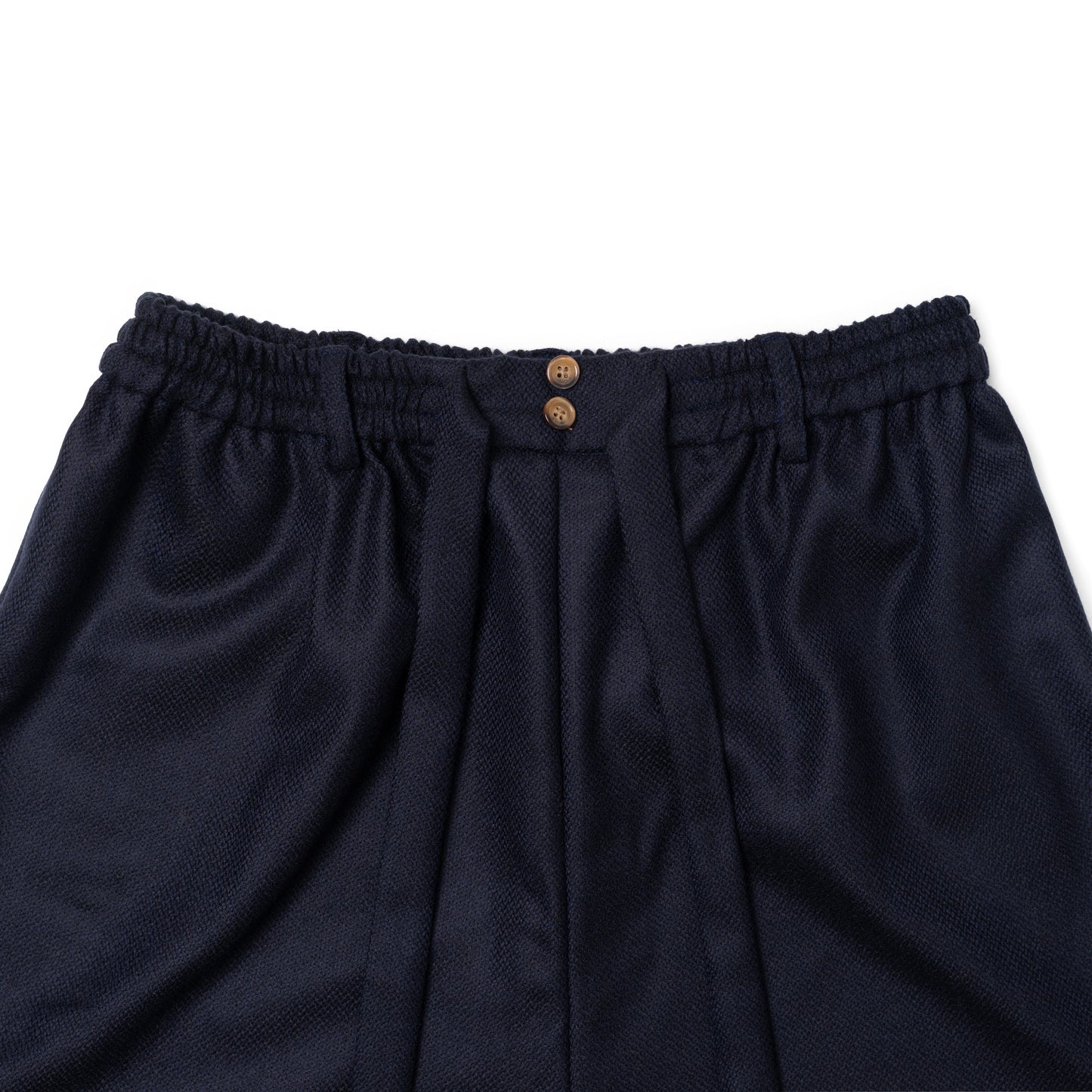 TORORU SHORTS SEMI-WOOL NAVY