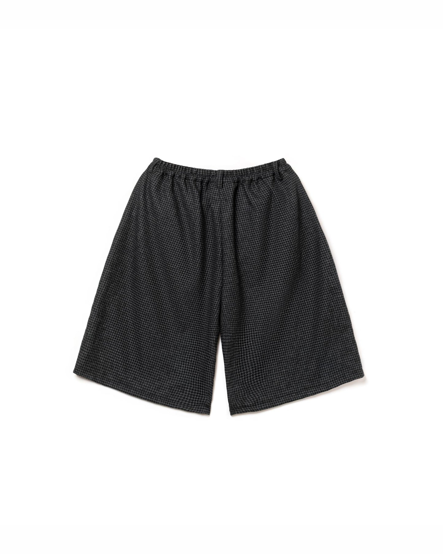 TORORU SHORTS SEMI WOOL PATTERN GRAY