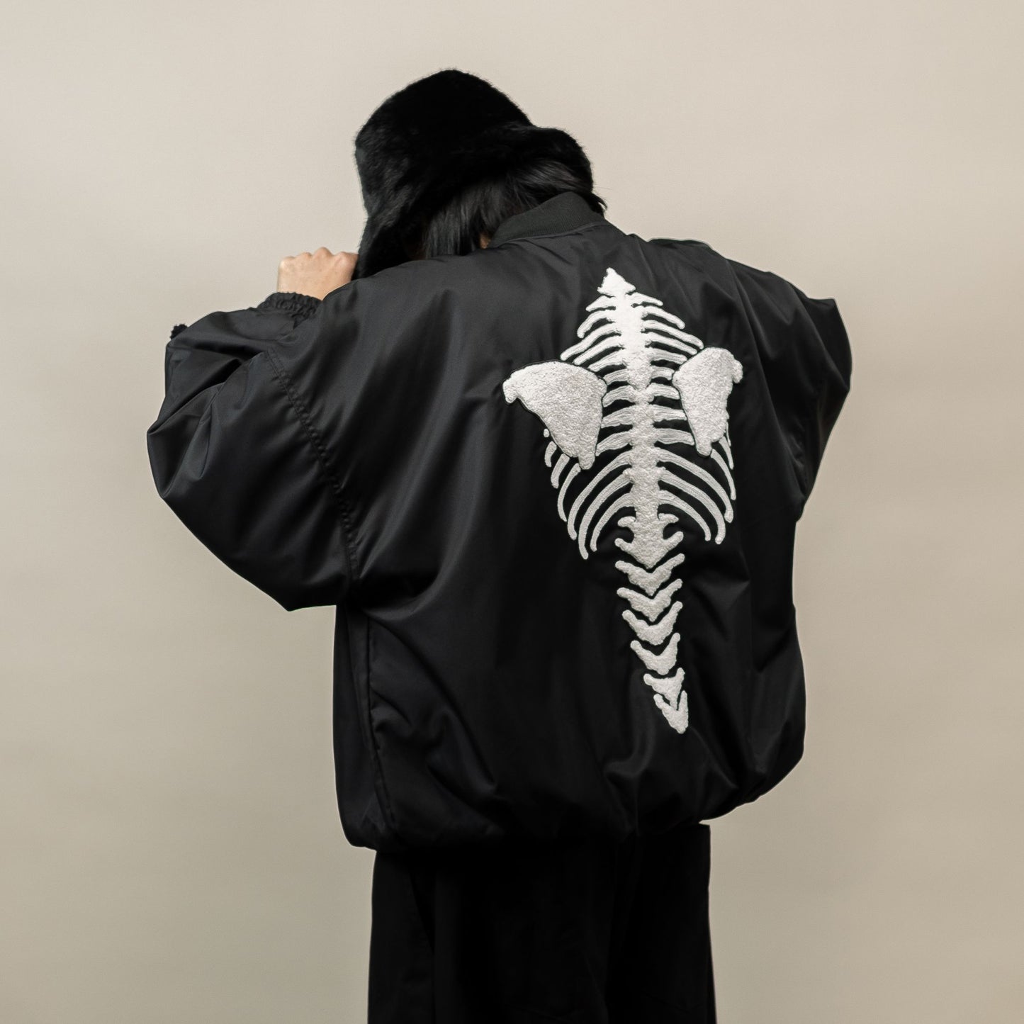 BOMBER JACKET BLACK‎ ‎ ‎ ‎ ‎