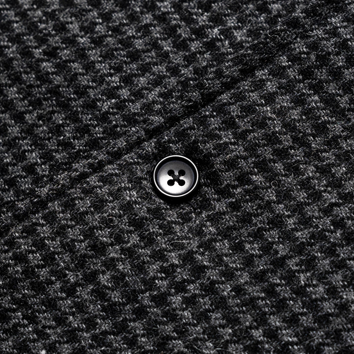 BURU VEST SEMI WOOL PATTERN GRAY