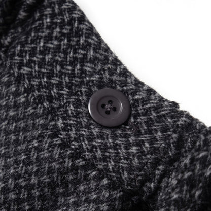 DAITA BARREL PANTS SEMI WOOL PATTERN GRAY