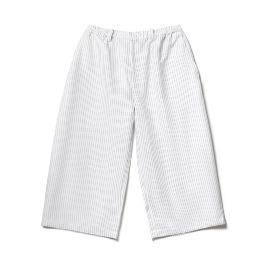 DAITA BARREL PANTS SEMI WOOL WHITE