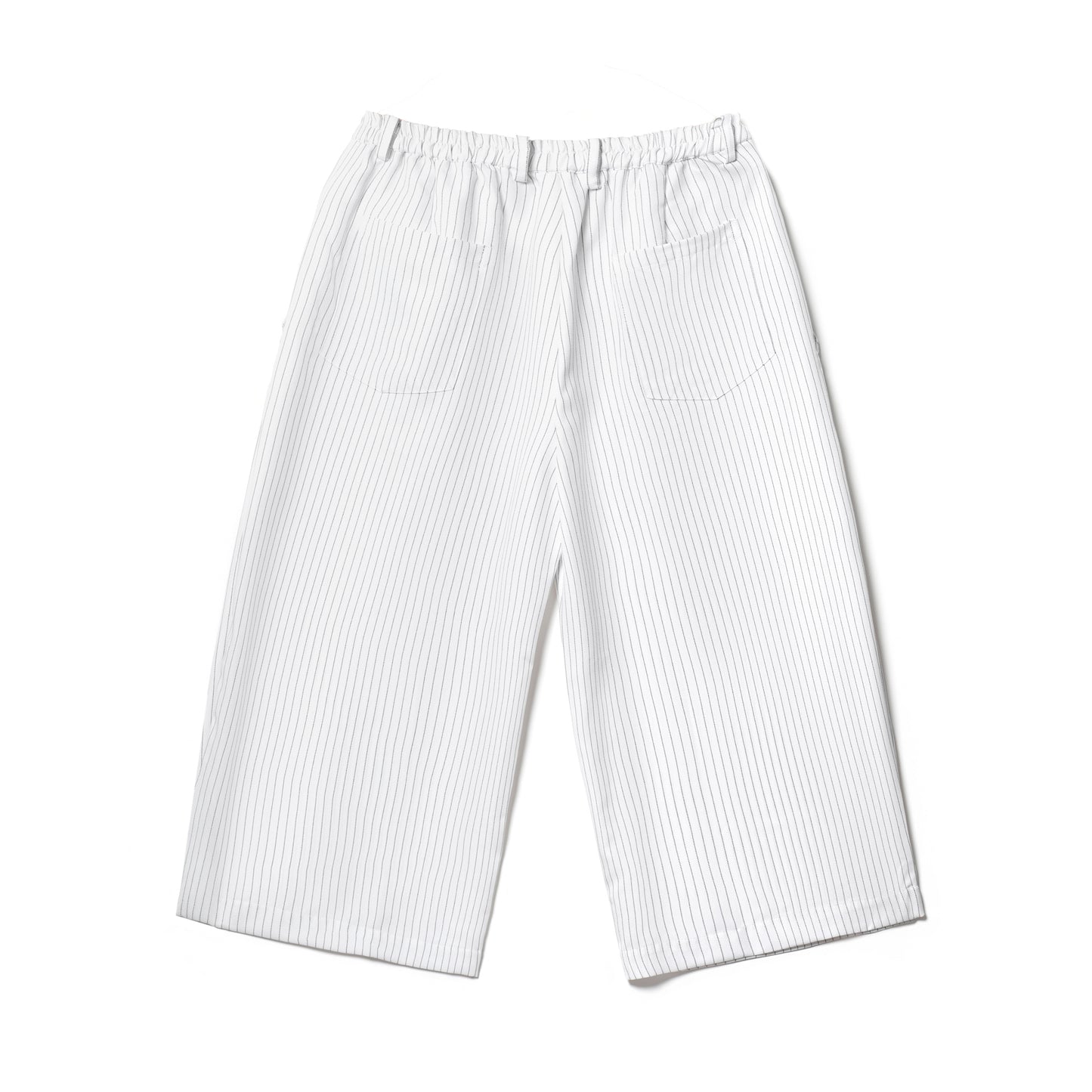 DAITA BARREL PANTS SEMI WOOL WHITE