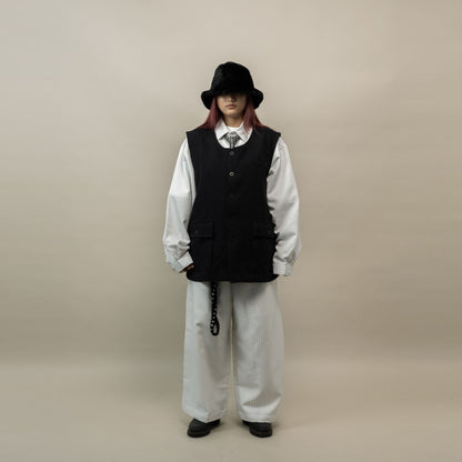 DEMUSAN VEST SASHI ORI BLACK