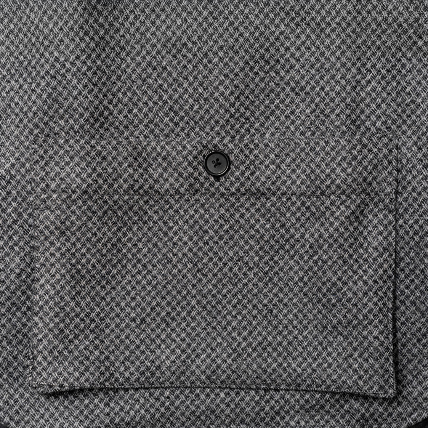 FOSHO VEST SEMI WOOL PATTERN GRAY