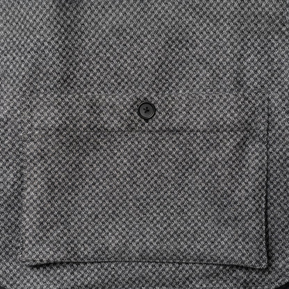 FOSHO VEST SEMI WOOL PATTERN GRAY
