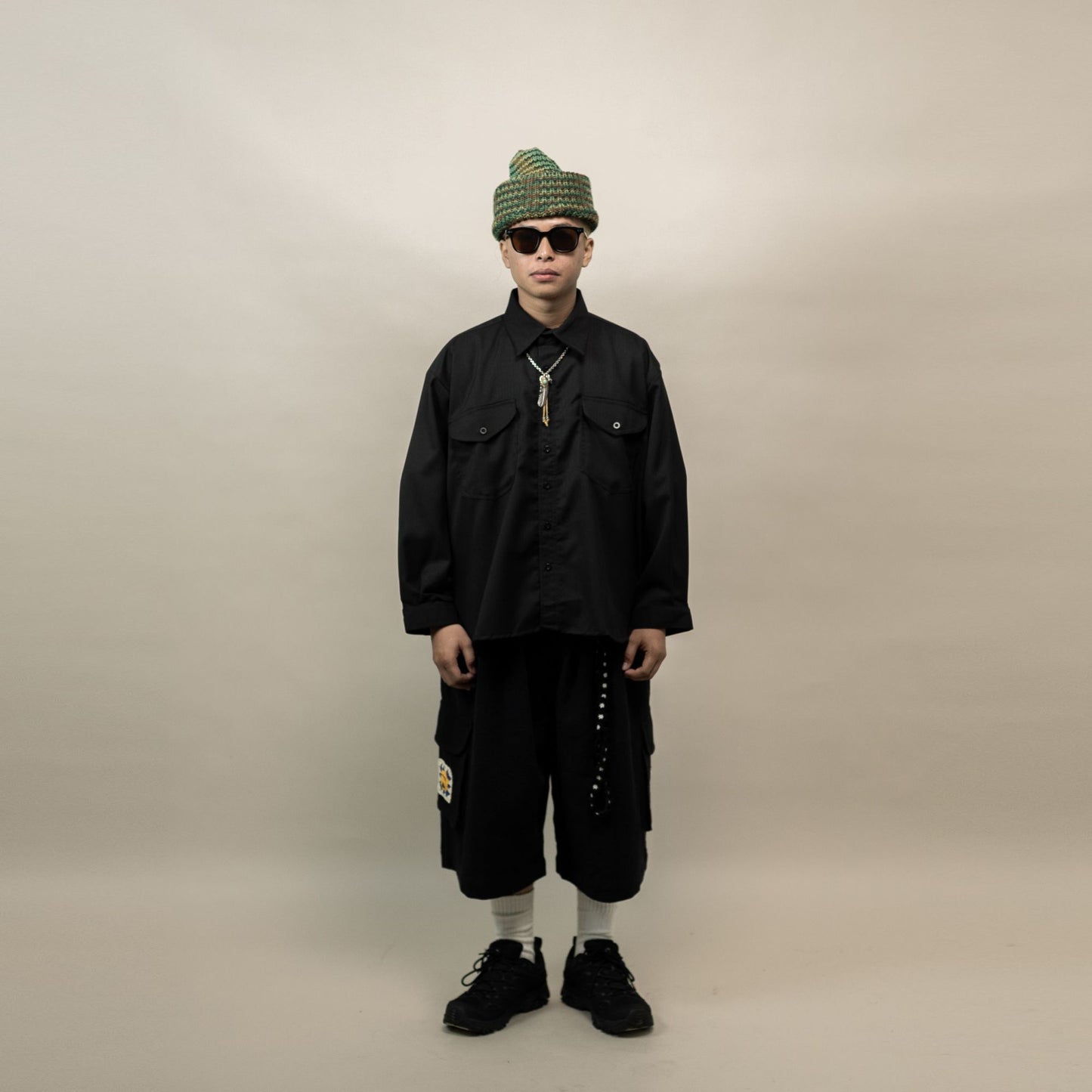 LEDO L/S SEMI WOOL BLACK‎ ‎