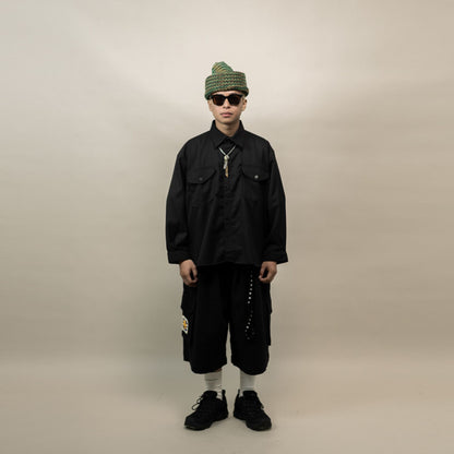 LEDO L/S SEMI WOOL BLACK‎ ‎