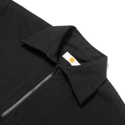 LEJA QUARTER ZIP SHIRT BLACK