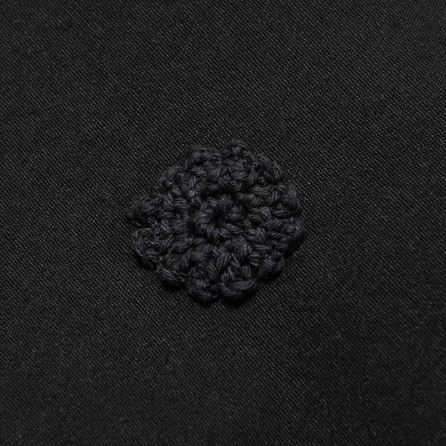 LEJA QUARTER ZIP SHIRT BLACK