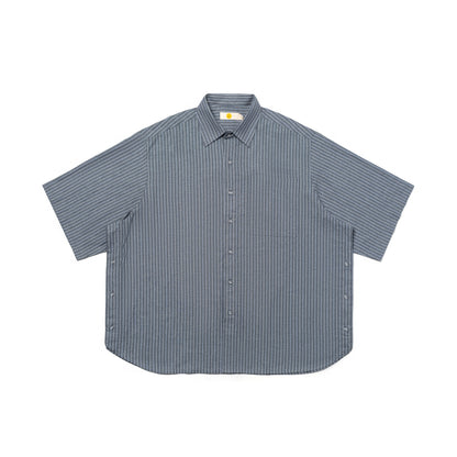 NAKANO SHIRT STRIPES GRAY