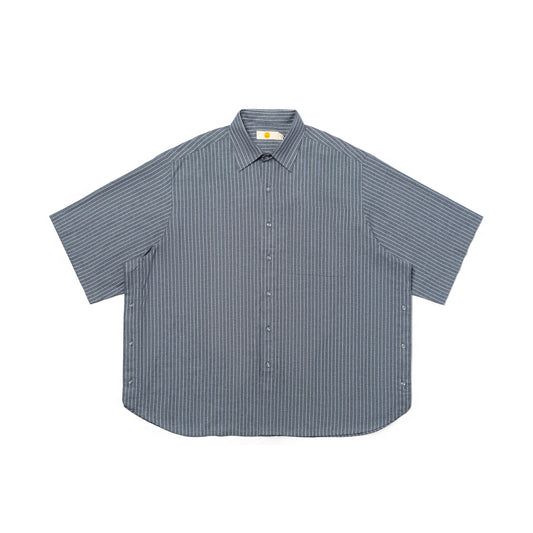 NAKANO SHIRT STRIPES GRAY