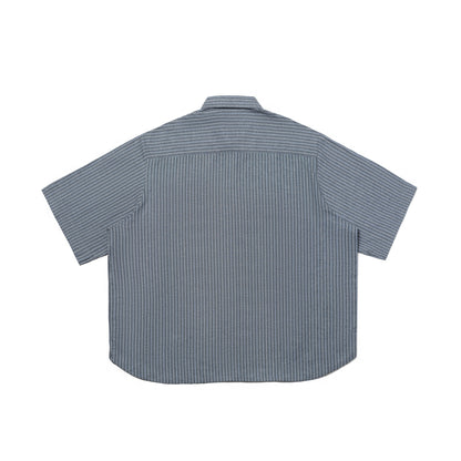 NAKANO SHIRT STRIPES GRAY