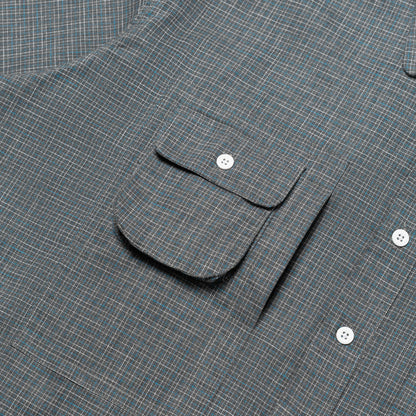 NOMIZU SHIRT PLAID GRAY‎ ‎ ‎