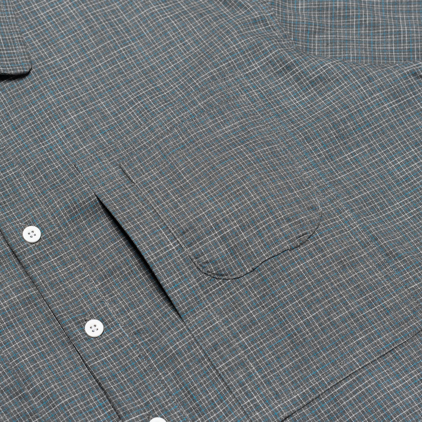 NOMIZU SHIRT PLAID GRAY‎ ‎ ‎