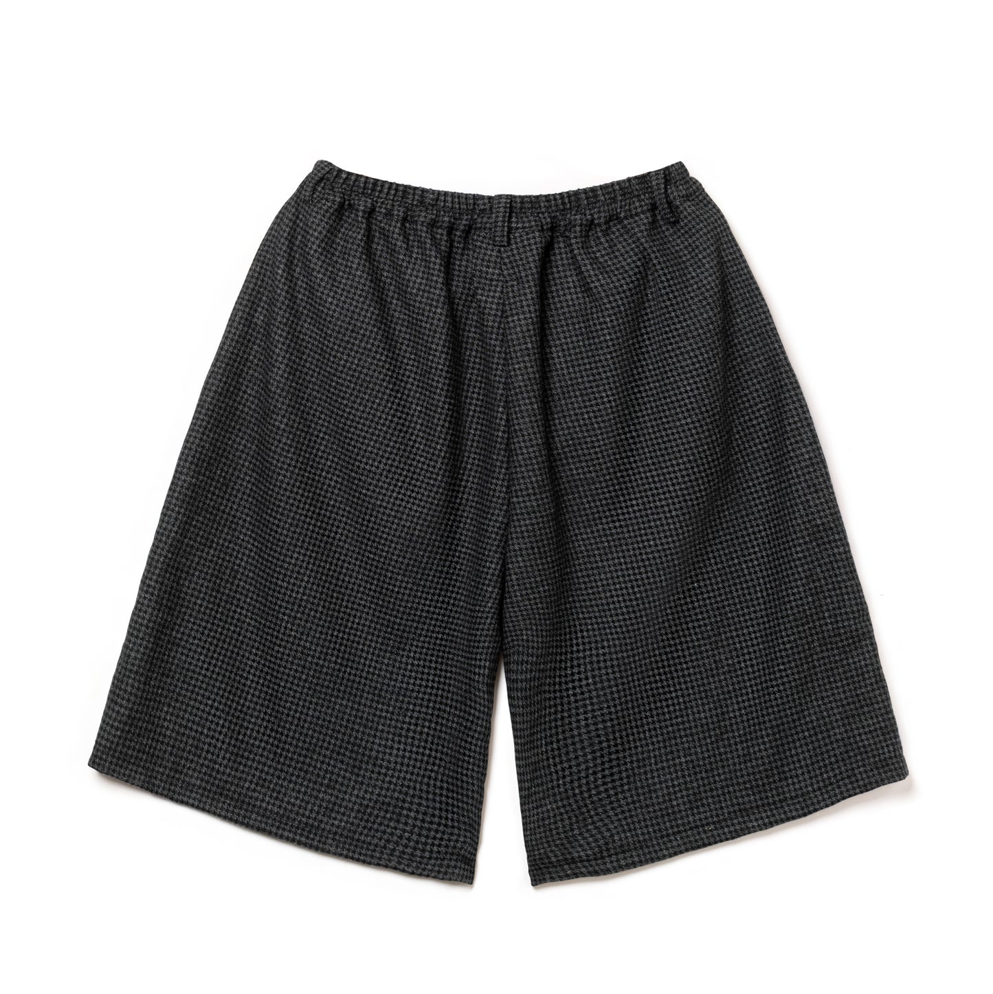 TORORU SHORTS SEMI WOOL PATTERN GRAY