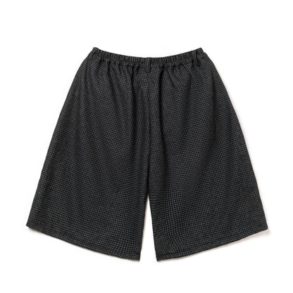 TORORU SHORTS SEMI WOOL PATTERN GRAY