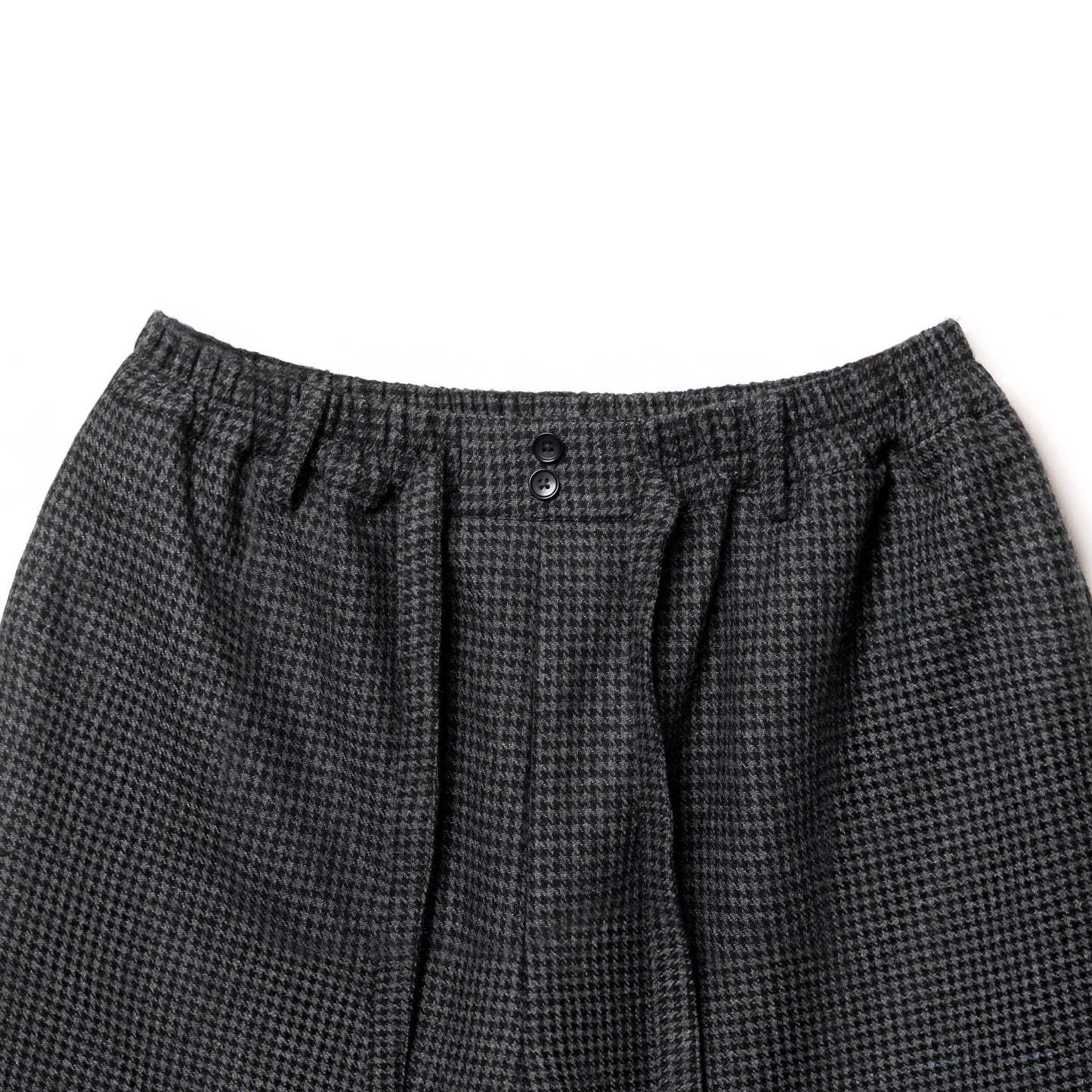 TORORU SHORTS SEMI WOOL PATTERN GRAY