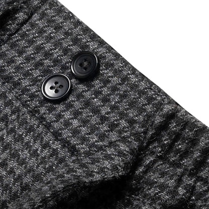 TORORU SHORTS SEMI WOOL PATTERN GRAY