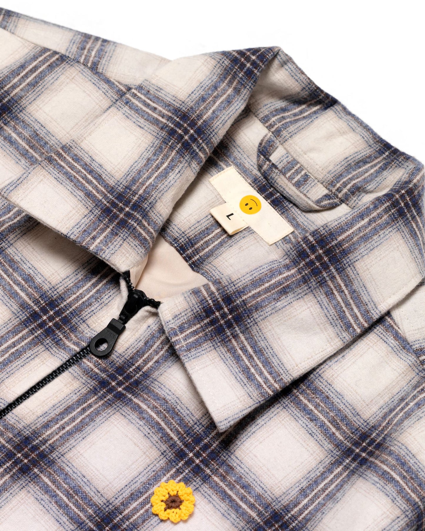 WORK JACKET CHECKERED BLUE