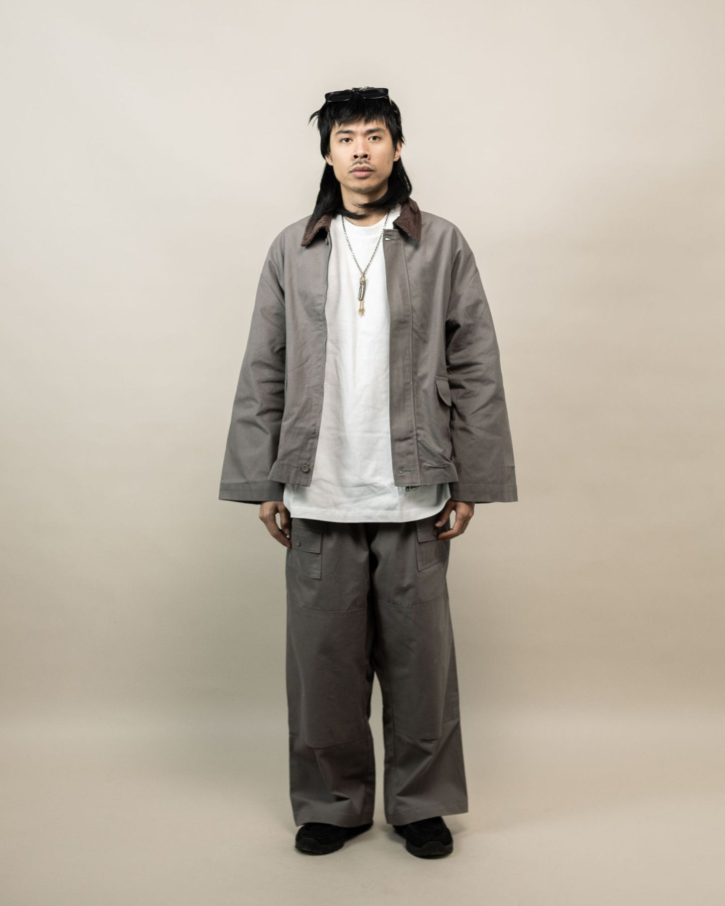 WORK JACKET GRAY‎ ‎ ‎ ‎ ‎ ‎ ‎ ‎