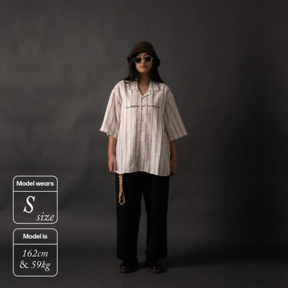 SHINKOIWA SHIRT LINEN STRIPES TNOI