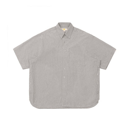 NAKANO SHIRT STRIPES BLACK WHITE TNOI