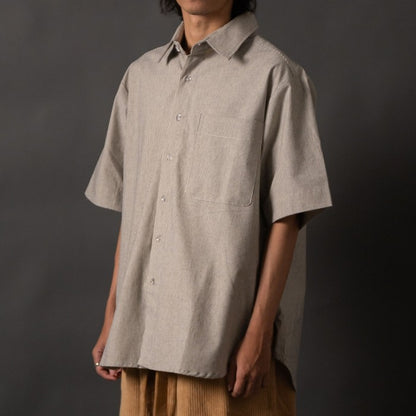 NAKANO SHIRT STRIPES BLACK WHITE TNOI