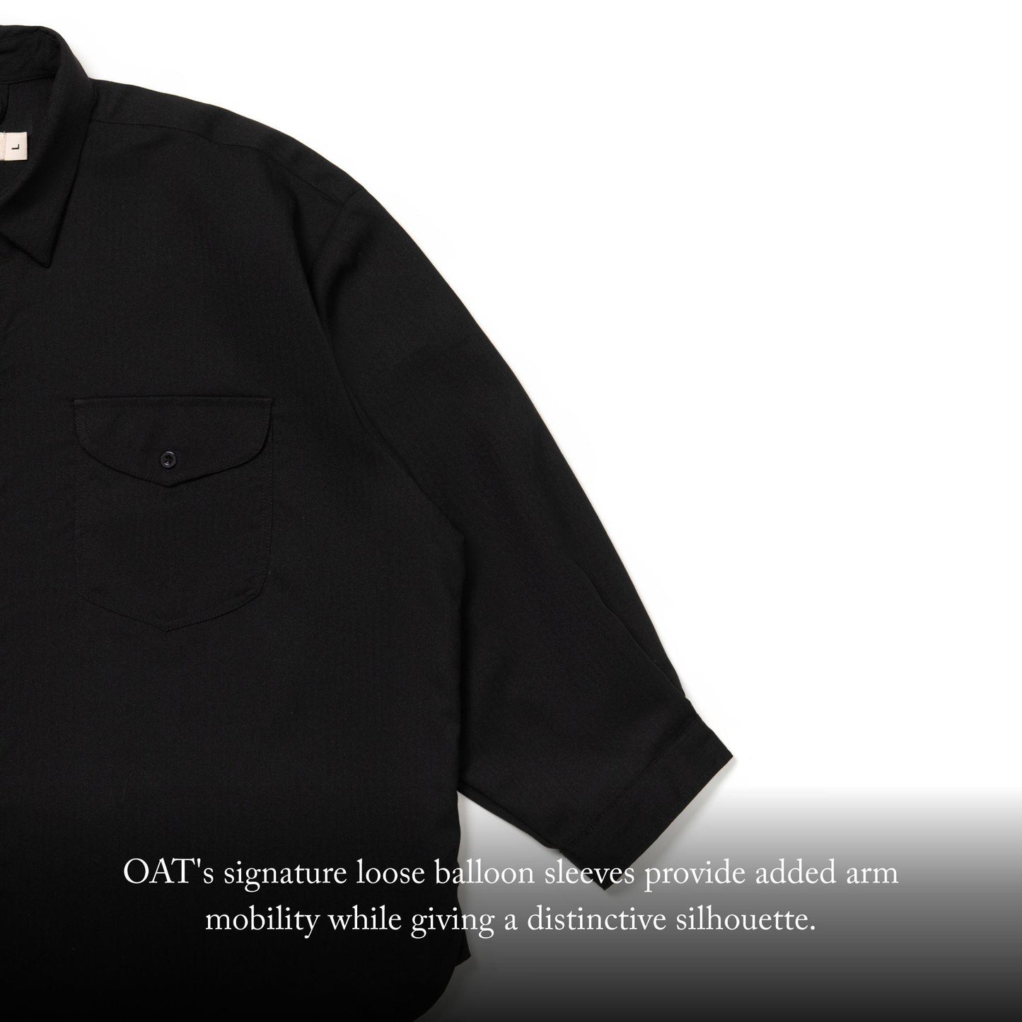 LEDO L/S SEMI WOOL BLACK‎ ‎
